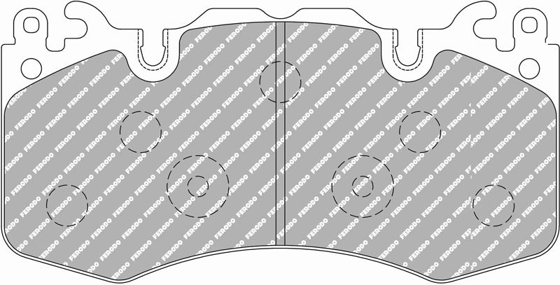 Pastillas de freno de disco FERODO FCP4379H para Land Rover Defende