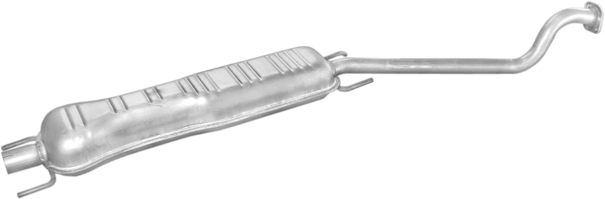 Silenciador central 4MAX 0219-01-17292 para Opel Astra G 1.6/1.8/2.0