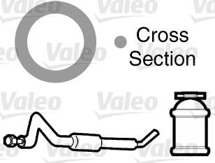 Empaquetadura de tubería de refrigerante VALEO 508993 para Toyota Coroll