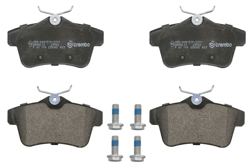 Pastillas de freno de disco BREMBO P 61 114 para Citroen C4 II