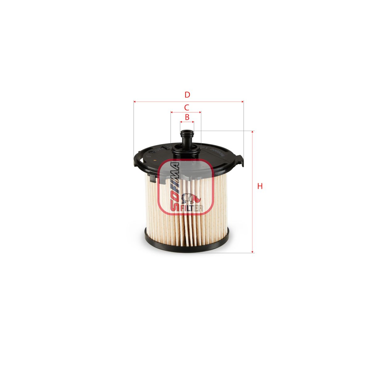 Filtro de combustible SOFIMA S 6074 NE para Ford Transit