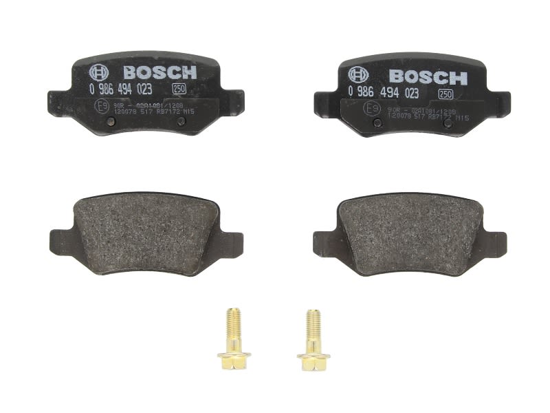 Pastillas de freno de disco BOSCH 0 986 494 023 para Mercedes-Benz Clase A (W168) 1997-2004