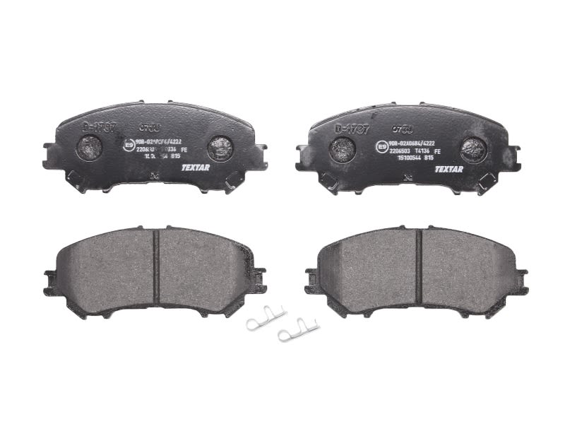 Pastillas de freno de disco TEXTAR 2206503 para Nissan Qashqai II