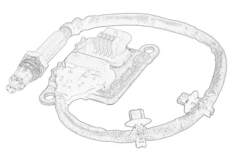 Boquilla soldada, sensor NOx OE RENAULT 227903512R para Mercedes-Benz Citan/Minivan (W415) 2013-2021