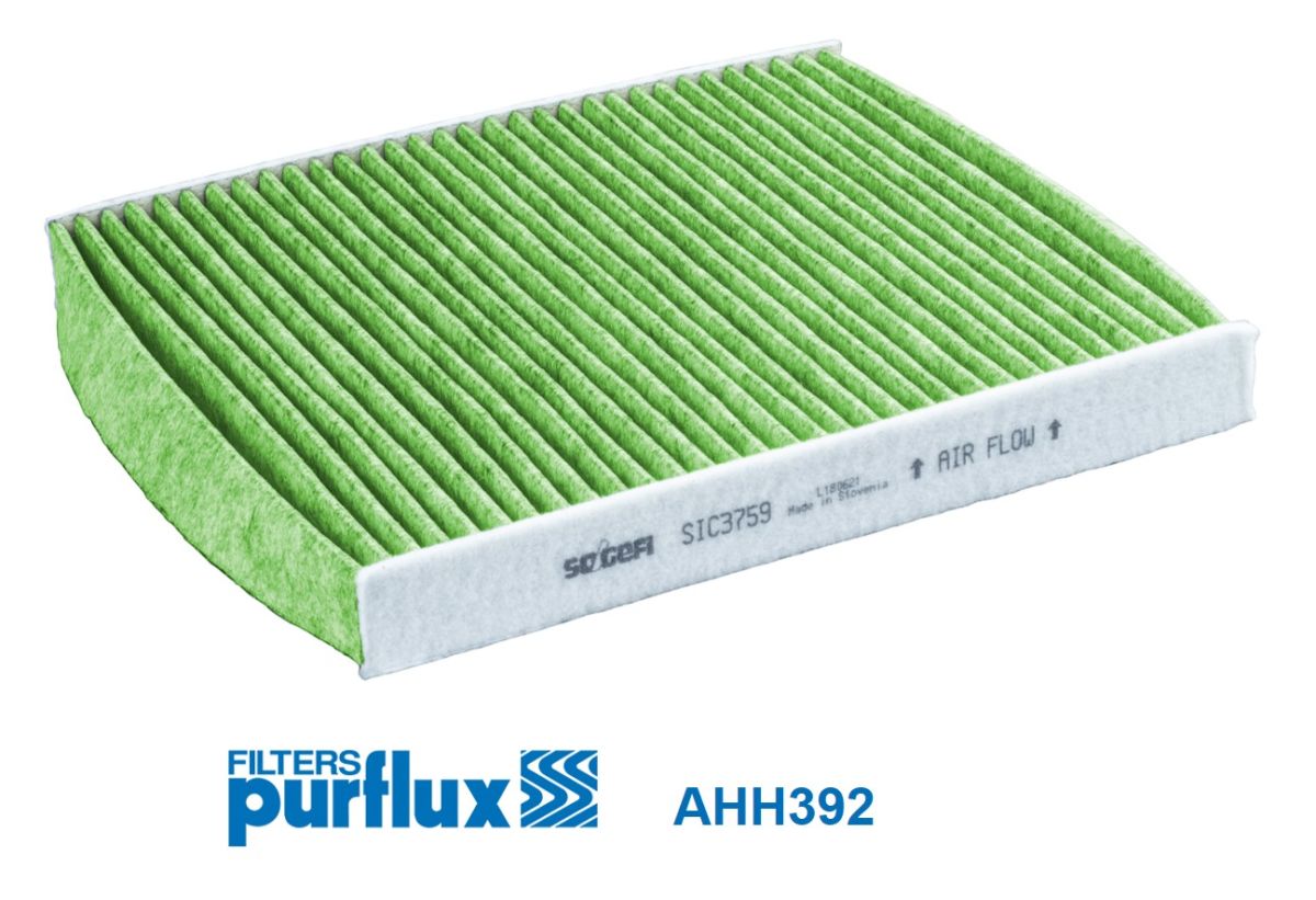 Filtro de aire de cabina PURFLUX AHH392