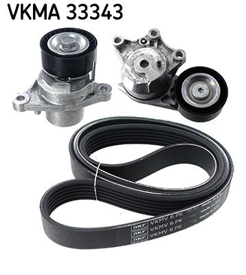 Juego de correa multinervada SKF VKMA 33343 para Citroen C4 II