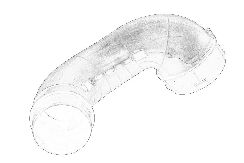 Manguera de admisión de filtro de aire OE FORD 2412602 para Ford Fiesta VII 1.0/1.0H/1.5D