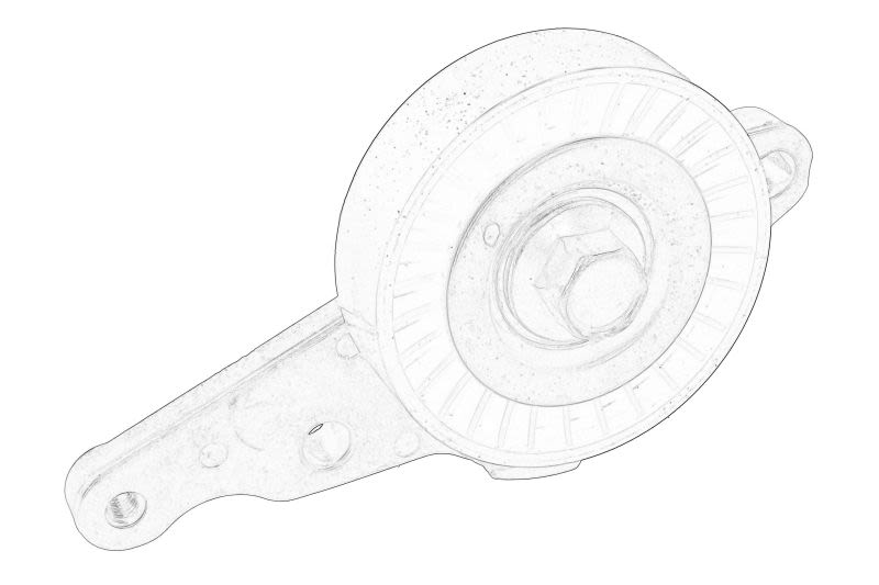 Palanca tensora de correa multicanal OE OPEL 12691804