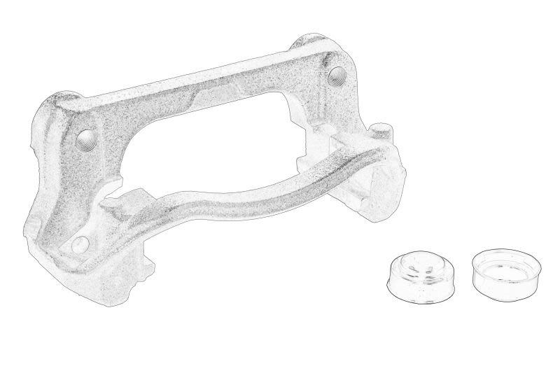 Juego de soportes de cáliper de freno OE RENAULT 44 00 138 23R para Nissan NV400