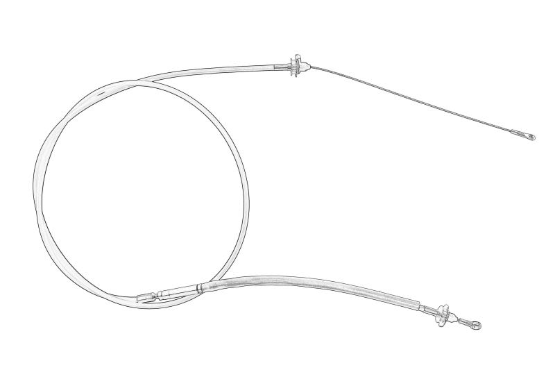 Cable de acelerador OE CLAAS 0022472171-CL para Claas 547