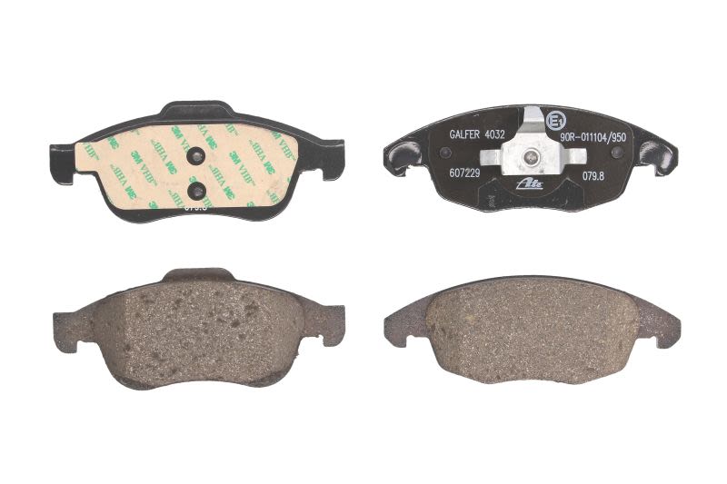 Pastillas de freno de disco ATE 13.0460-7229.2 para Citroen C4 II