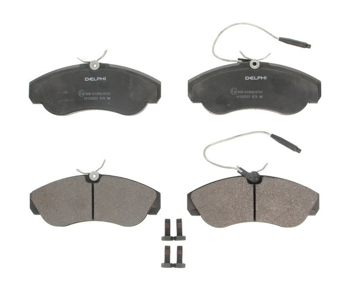 Pastillas de freno de disco DELPHI LP878 para Peugeot Boxe