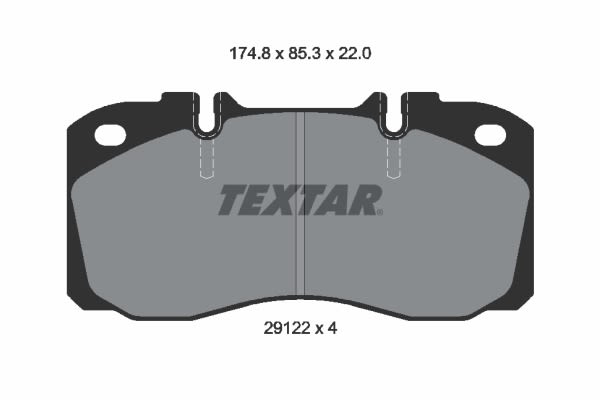 Pastillas de freno de disco TEXTAR 2912204 para Iveco Daily V