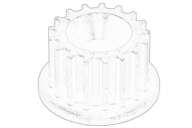 Polea de bomba de agua OE VW 06H 103 731G para Audi A3