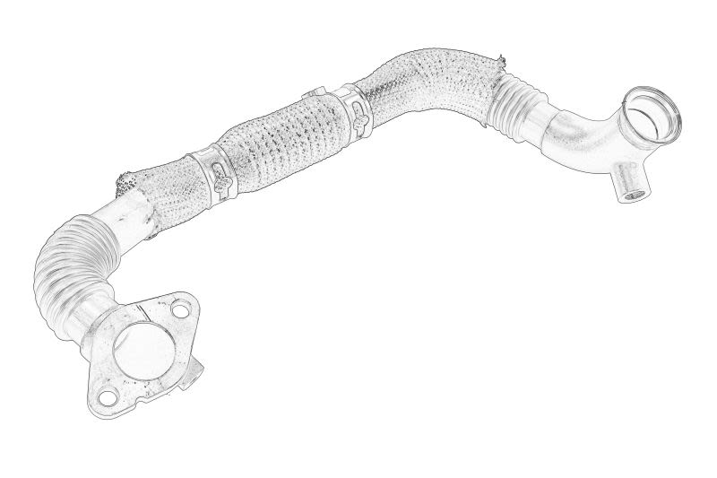 Tubería de válvula EGR OE IVECO 5801647605 para Iveco Daily VI 550002E-F1CGL411C