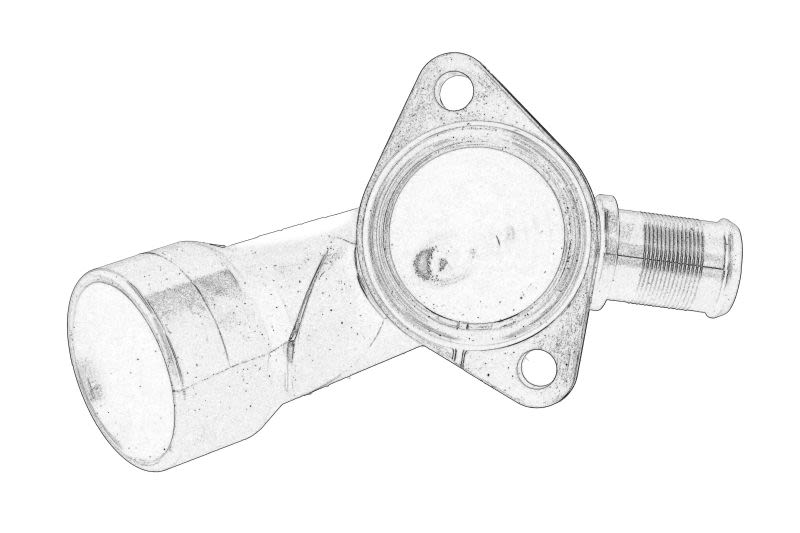 Tubo del sistema de refrigeración OE FORD 1367589 para Ford Focus II
