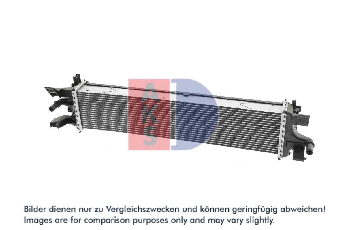 Enfriador de aire de carga (intercooler) AKS DASIS 090156N para Ford Focus III