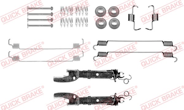 Kit de accesorios de balatas de freno QUICK BRAKE 105-0058S para Dacia Logan III