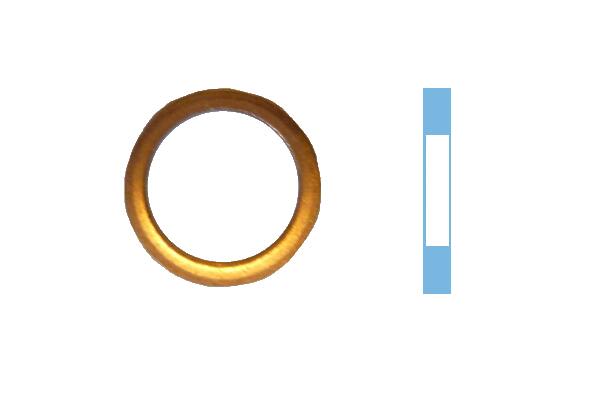 Anillo de retén, tapón de drenaje de aceite CORTECO