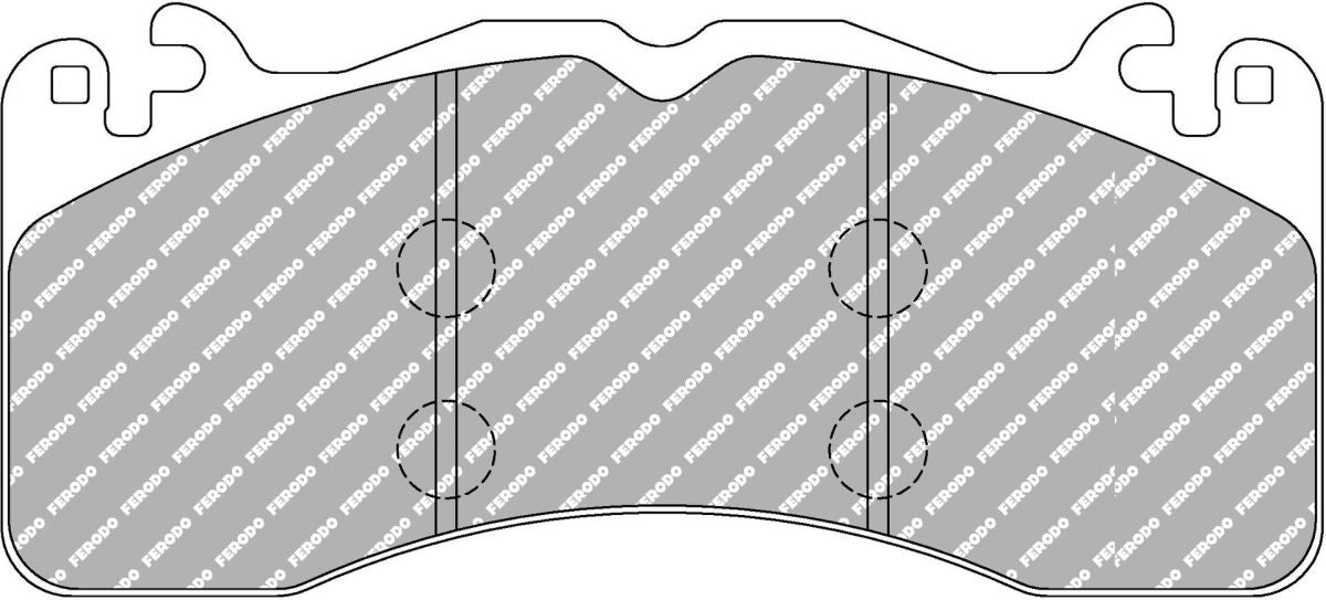 Pastillas de freno de disco FERODO FCP4711W para Audi A6 C6