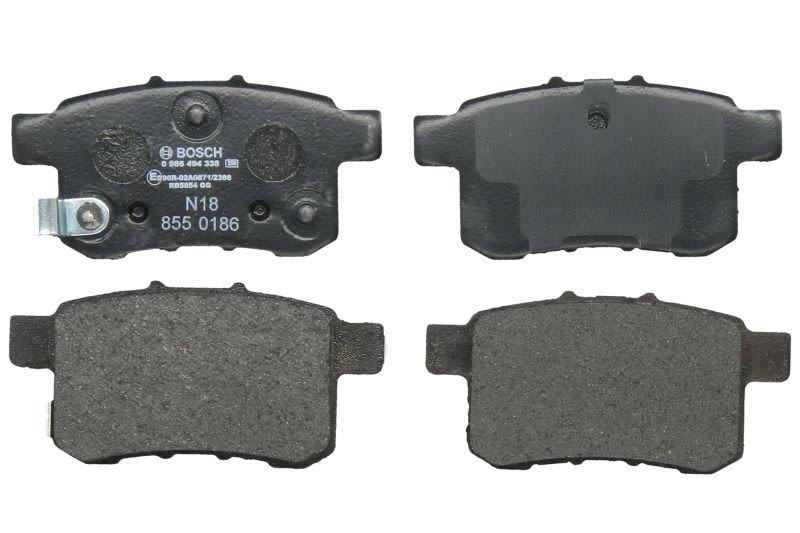 Pastillas de freno de disco BOSCH 0 986 494 338 para Honda CIVIC IV