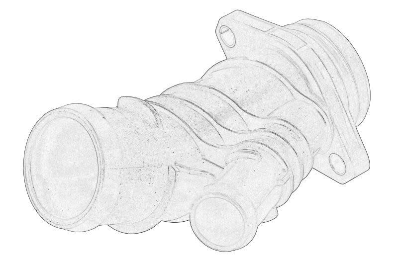 Brida de refrigerante OE VW 06M121132B