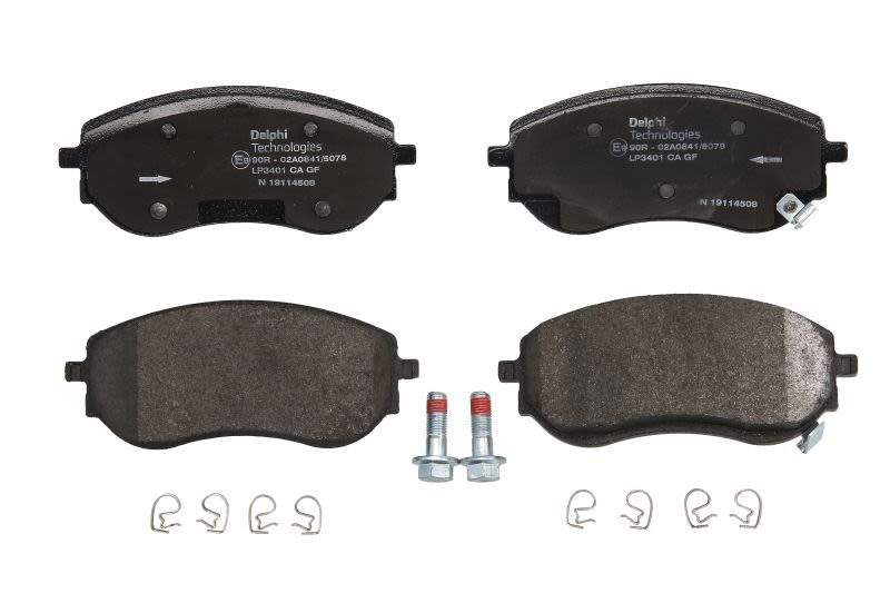 Pastillas de freno de disco DELPHI LP3401 para Nissan Navara NP300 2.3D/2.5D/3.0D
