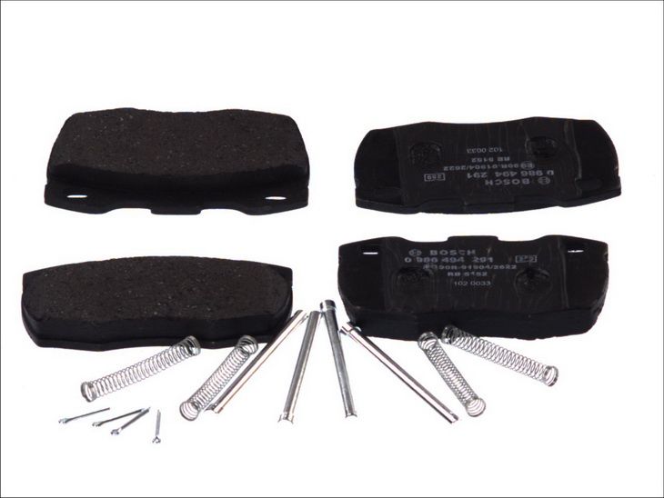 Pastillas de freno de disco BOSCH 0 986 494 291 para Land Rover Defende