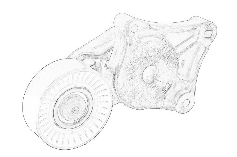 Polea tensora de correa multicanal OE FIAT 55274034 para Fiat 500X