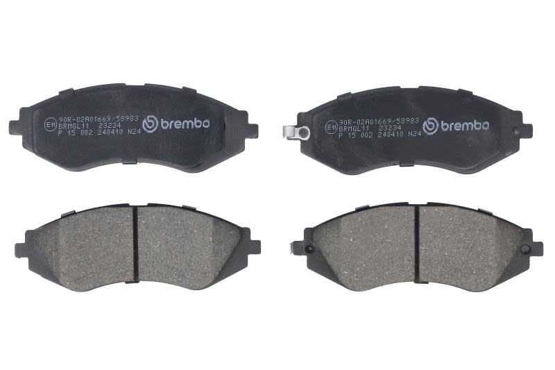 Pastillas de freno de disco BREMBO P 15 002 para Chevrolet Aveo / Kalos