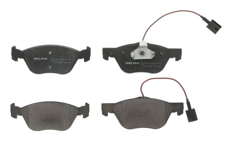 Pastillas de freno de disco DELPHI LP1408 para Alfa Romeo 156