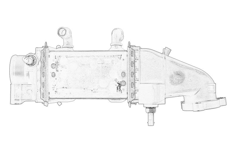 Enfriador de aire de carga (intercooler) OE VW 04B 145 749K