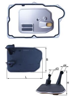 Filtro de transmisión automática KNECHT HX 161D para Mercedes-Benz Clase A (V177) 2018-