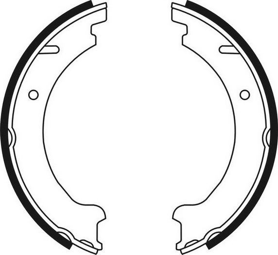 Balatas de freno de estacionamiento ABE CRV002ABE para Volvo S80 I