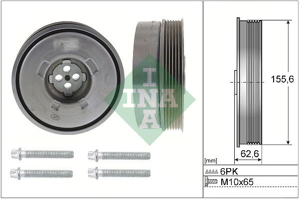 Polea de cigüeñal INA 544 0501 20 para BMW Serie 2 (F45) 2013-2021