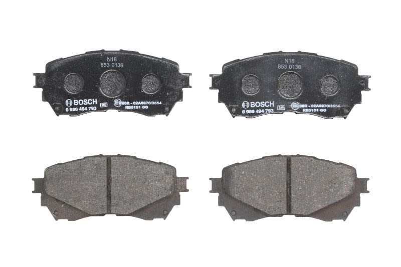 Pastillas de freno de disco BOSCH 0 986 494 793 para Mazda 6 2.0/2.2D/2.5