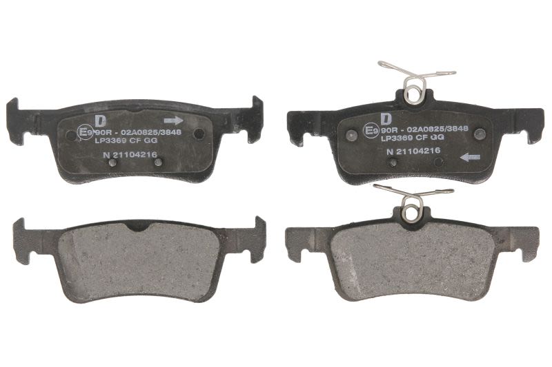 Pastillas de freno de disco DELPHI LP3369 para Ford Fiesta VII