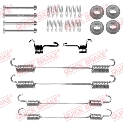 Kit de accesorios de balatas de freno QUICK BRAKE 105-0079 para Opel Corsa F