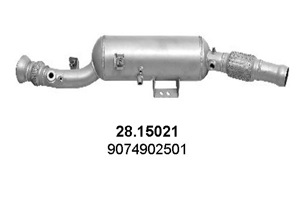 Filtro de partículas (DPF) ASSO MARMITTE SRL 28.15021 para Mercedes-Benz Sprinter 3-T (B906) 2006-2020