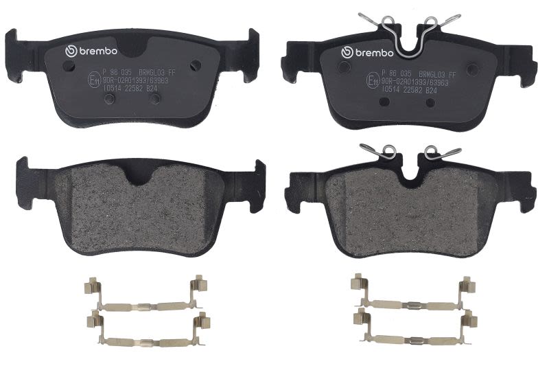 Pastillas de freno de disco BREMBO P 86 035 para Volvo S60 III