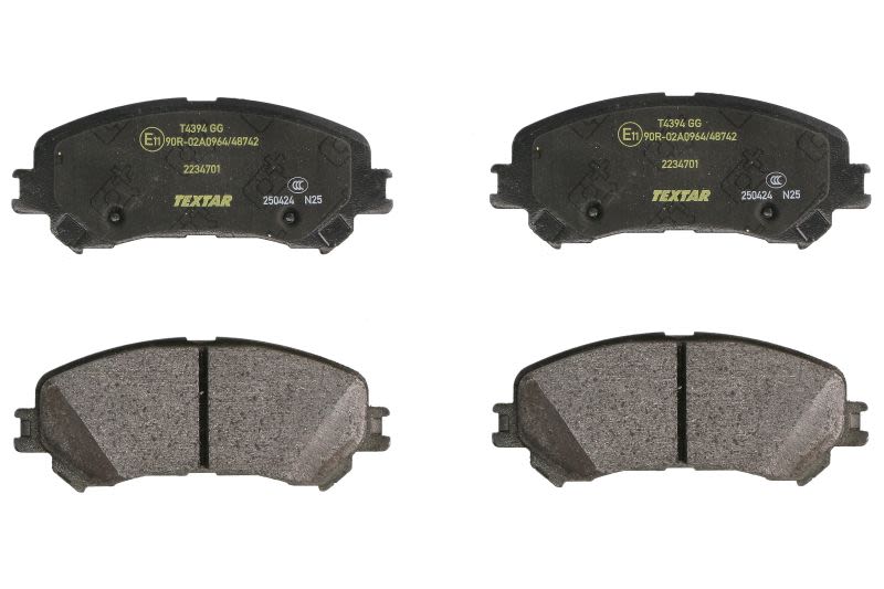 Pastillas de freno de disco TEXTAR 2234701 para Renault Megane IV