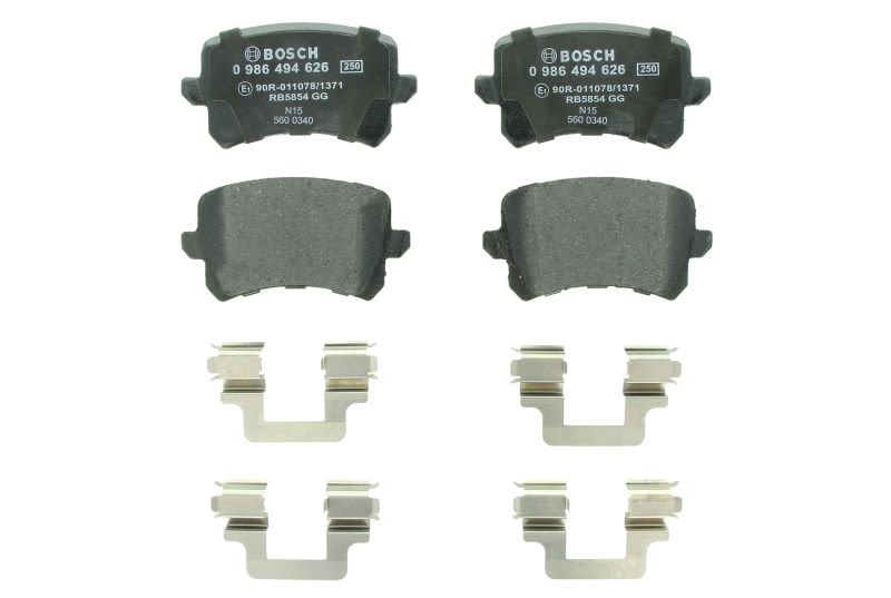 Pastillas de freno de disco BOSCH 0 986 494 626 para Volkswagen Passat B6