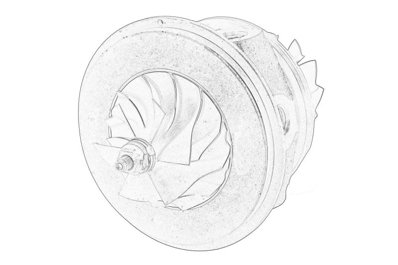 Cartucho de turbocompresor (CHRA) MITSUBISHI 49377-08372 para Renault Megane II