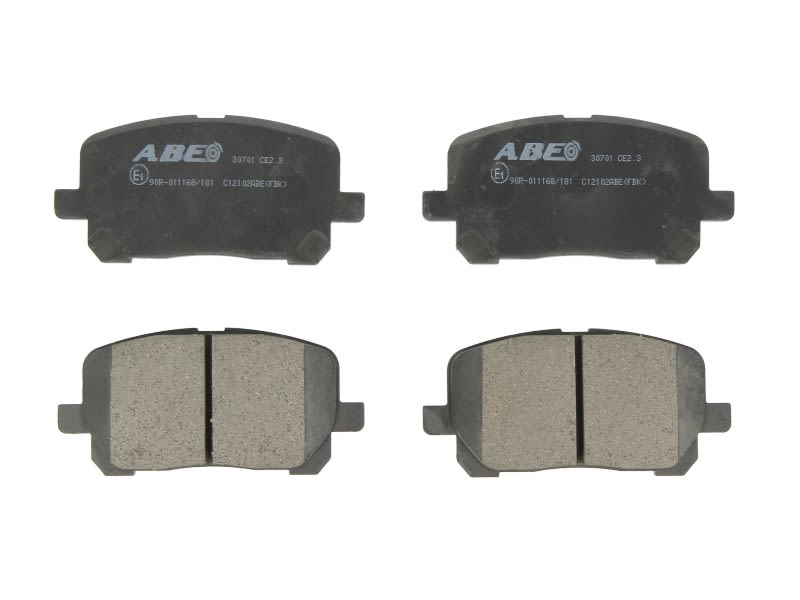 Pastillas de freno de disco ABE C12102ABE para Toyota Coroll
