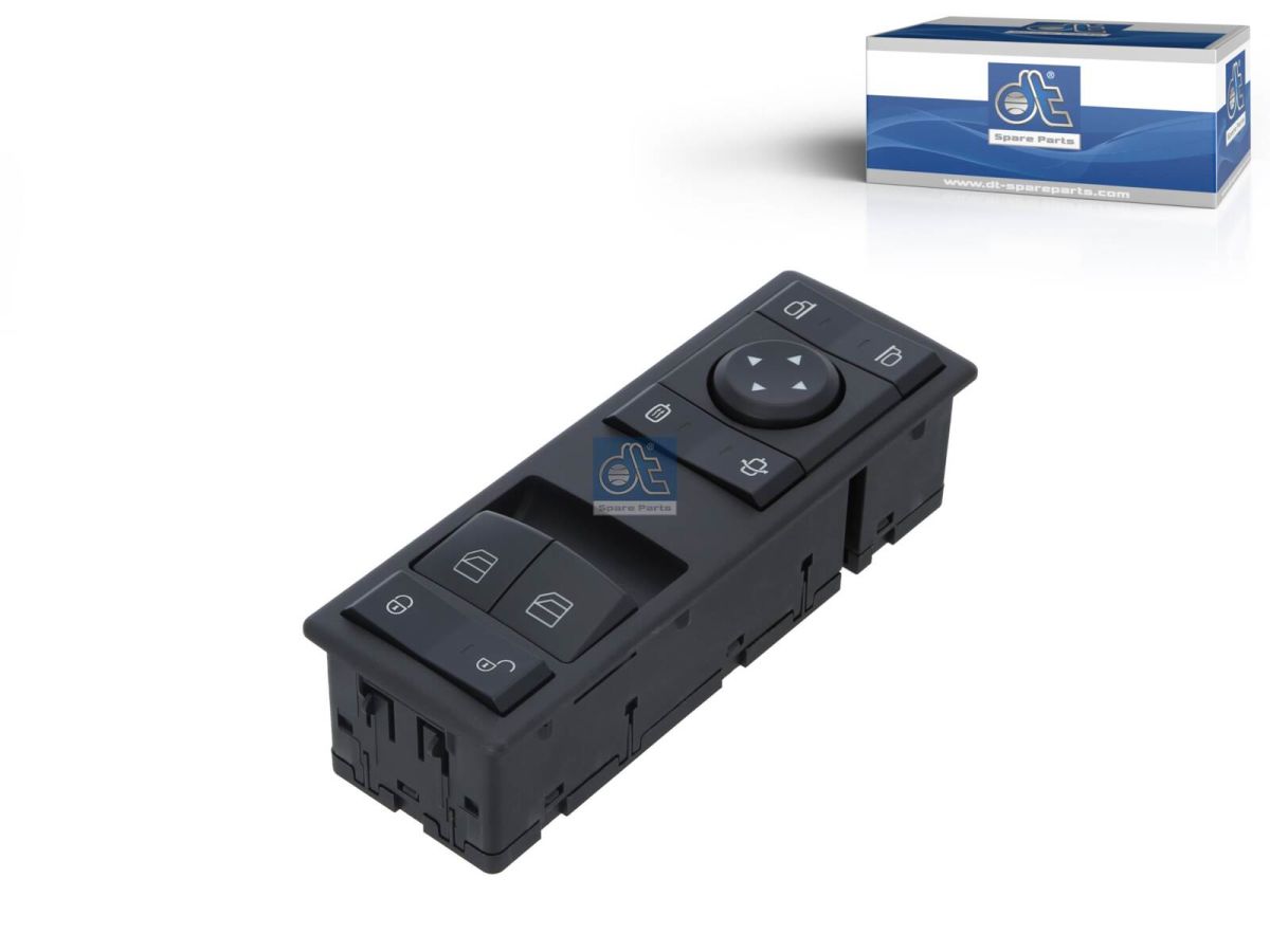 Interruptor de alzavidrios DT SPARE PARTS 4.77600 para Mercedes-Benz Actros MP4 / MP5