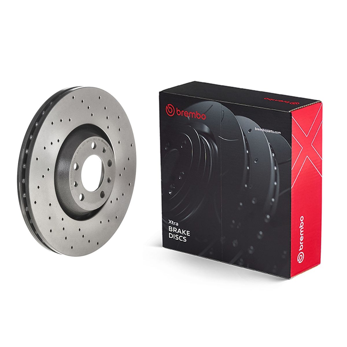 Disco de freno BREMBO 09.8670.1X para Citroen C5 III