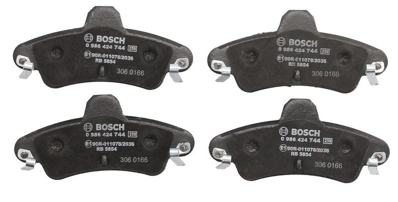 Pastillas de freno de disco BOSCH 0 986 424 744 para Ford Mondeo II
