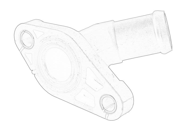 Brida de refrigerante OE VW 059 121 131S para Volkswagen Amarok