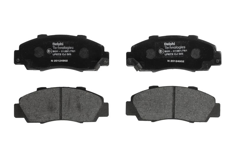 Pastillas de freno de disco DELPHI LP0872 para Honda CIVIC VI