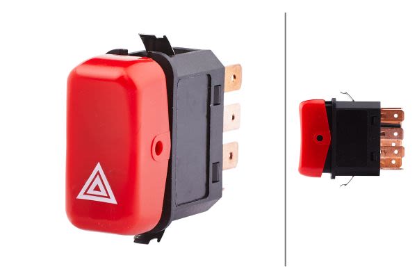 Interruptor de luces de emergencia HELLA 6HH 004 175-021 para Mercedes-Benz O